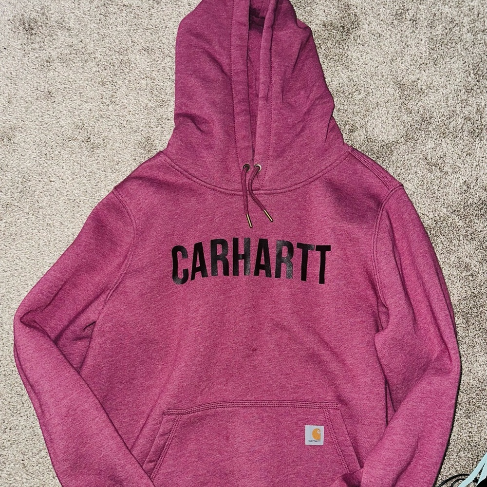 Carhartt Berry Hoodie with Black Logo